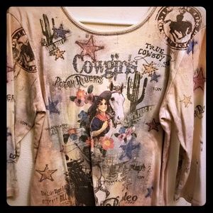 Vintage Cowgirl top